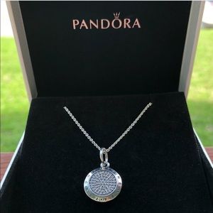 Pandora Signature Pendant Necklace